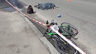 Стрим с места: Смертельное  вело ДТП в Киеве, на Почайной
