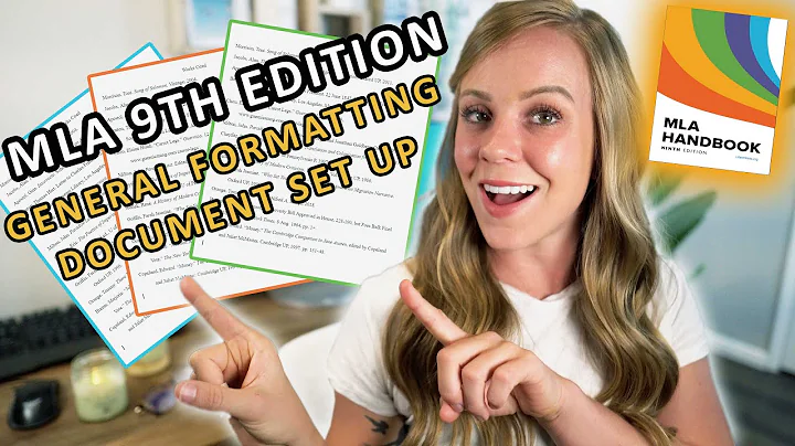How to format your essays using MLA 9th edition