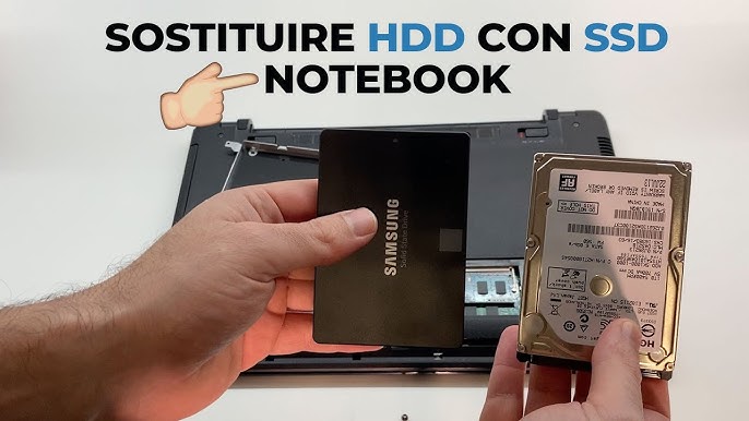 Installare SSD e sistema operativo su Notebook 