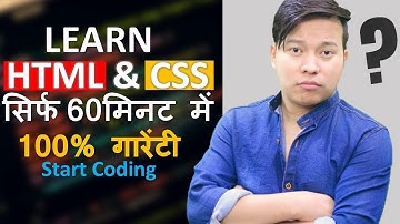 Learn HTML & CSS in 60 Minutes | Full Beginners Course Video With Practicals