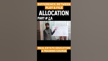 Difference between Plot and File Explained Part 2_A | ALLOCATION