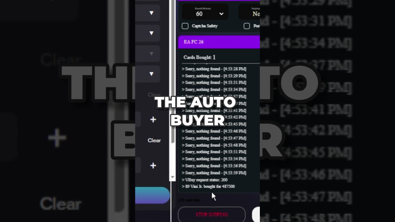 SNIPING BOT short tutorial in EA FC 26! 