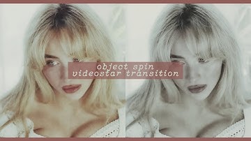 OBJECT SPIN REVEAL TRANSITION | VIDEOSTAR TUTORIAL