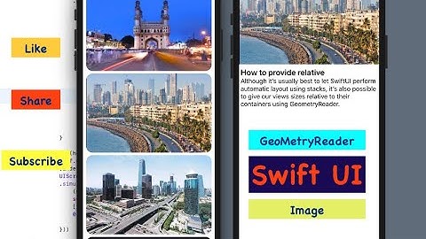 Swift UI | GeoMetryReader | Image | Hero Animation | Scrollview