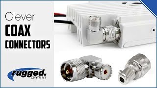 Wilson Universal Antenna Adapter Cable Signal Boost Rugged Radios: Clever Coax Cable Connectors
