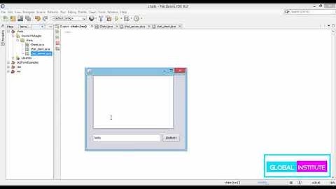 how to make simple chat application in java