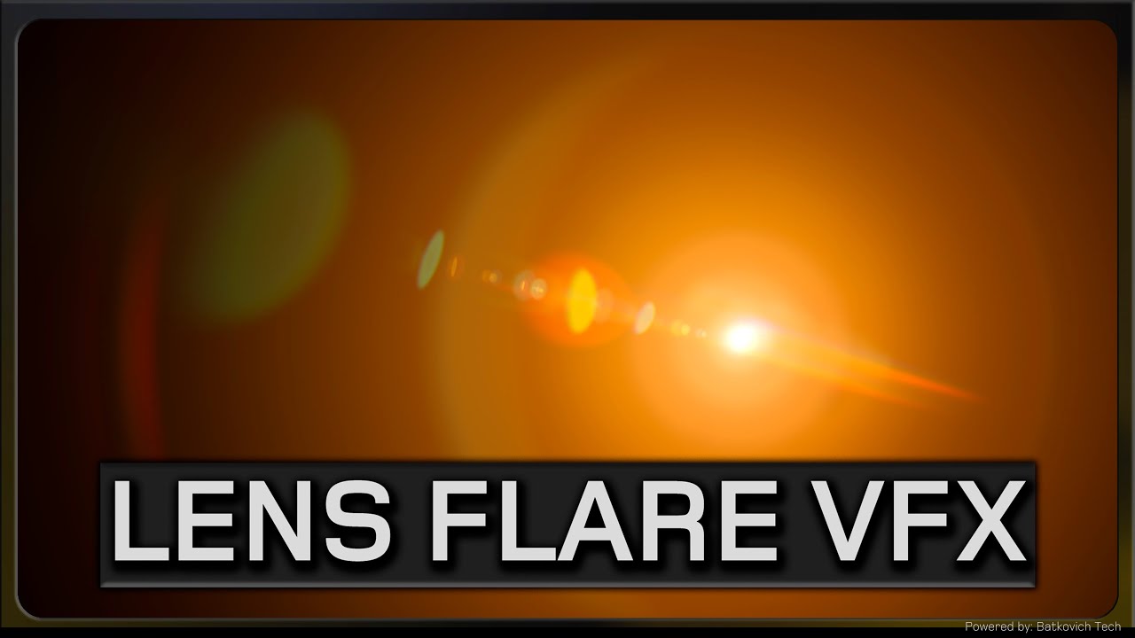 LENS FLARE VFX | PHOTOREAL LENS FLARES FOR UE4/UE5 | RELEASE - YouTube