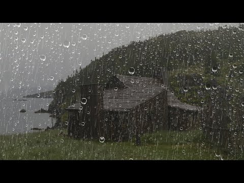 Thunderstorm Sounds by the Lake House - Thunder and Rain for Sleeping, Relaxing or Study