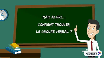 Comment identifier le groupe verbal ?