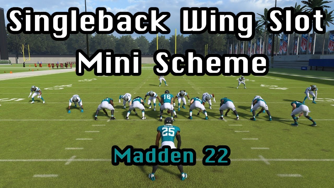 *DECEPTIVE* Singleback Wing Slot Mini Scheme | Madden 22 Tips & Tricks ...