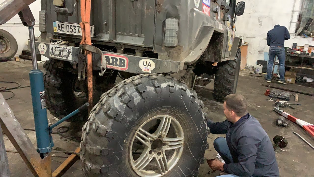 Замена грибка на УАЗе перед оффроад - YouTube