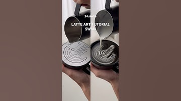 15秒拉花步驟 天鵝教學 #latteart #lattearttutorial