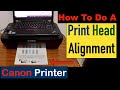 How to do a Print Head Alignment on a Canon Printer ?