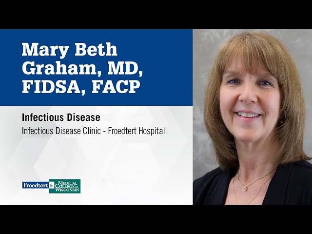 Watch Dr. Mary Beth Graham, infectious disease specialist on YouTube.