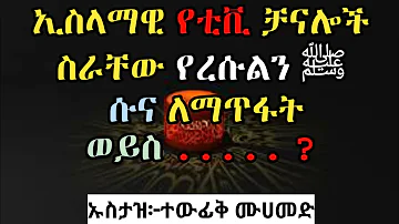 ኢስላማዊ የቲቪ ቻናሎች የረሱልን ﷺ ሱና ለማጥፋት ወይስ...? |ኡስታዝ ተውፊቅ ሙሀመድ| ሀዲስ በአማርኝ hadis amharic Ethiopia #mulk_tube