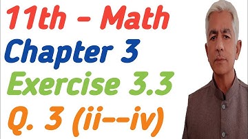 math 11 chapter 3 | exercise 3.3 Q.3  @KhalidMehmood-sp2ql