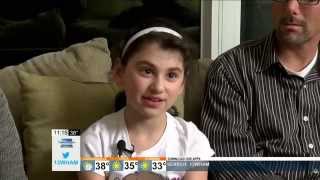 RIT on TV: Local girl receives eNABLE 3D-printed prosthetic arm