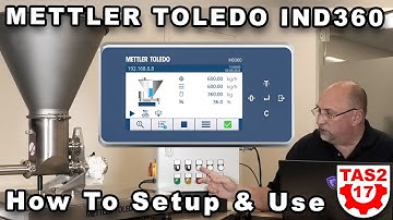 Mettler Toledo IND360 Rate Control Application Setup and Test