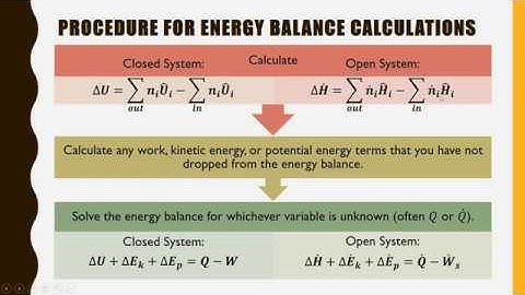 Lec # 8-1: Balances on Nonreactive Processes & Hypothetical Process Paths