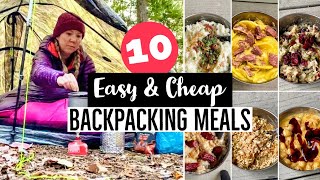 10 easy & cheap backpacking recipes - thru hiker friendly