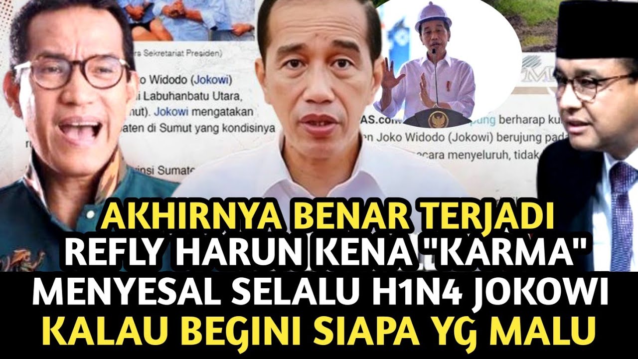 GEMPAR ! AKHIRNYA REFLY HARUN & ROCKY GERUNG KENA GETAHNYA MENYESAL H1N4 PRESIDEN JOKOWI !