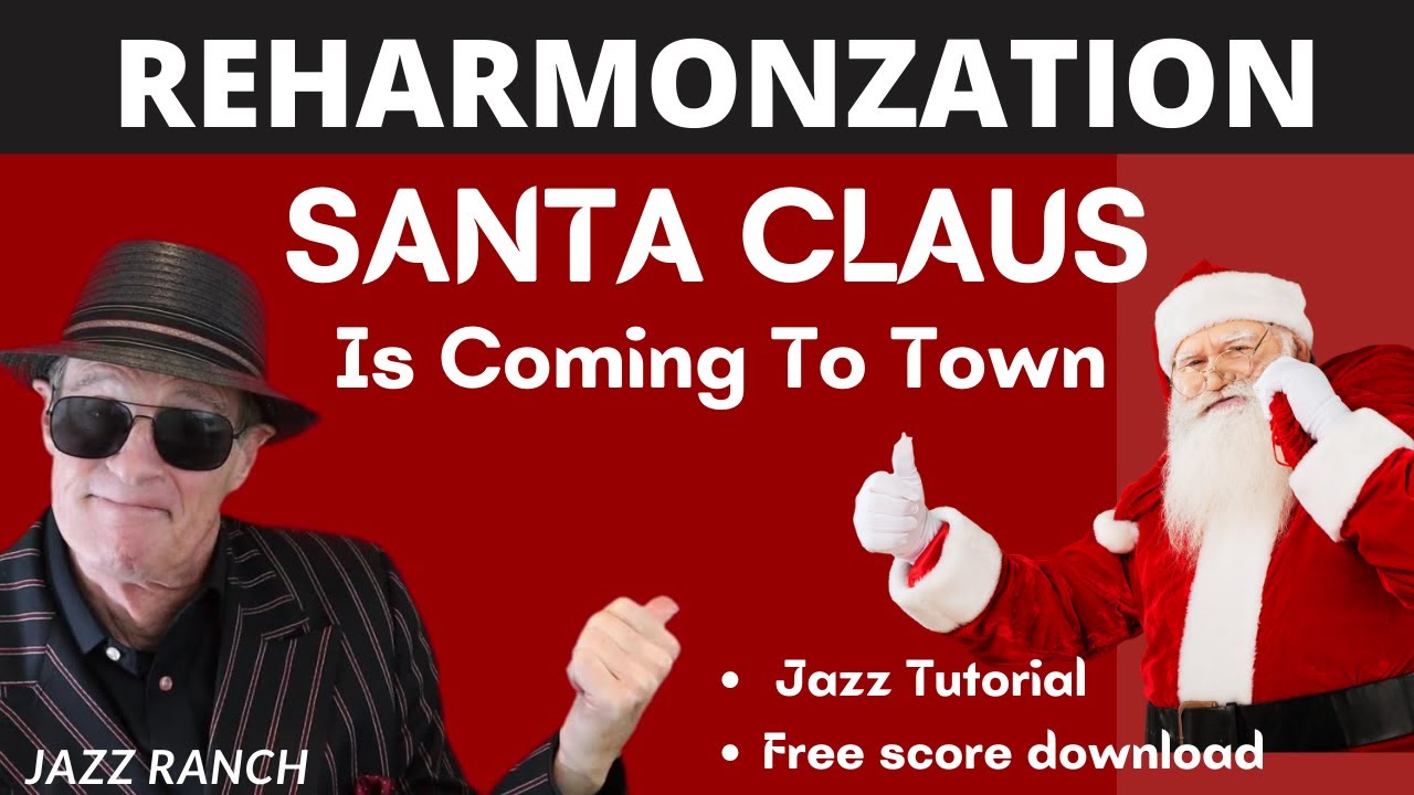 РЕГАРМОНИЗАЦИЯ: «Санта-Клаус едет в город» (2021) Учебник джаза