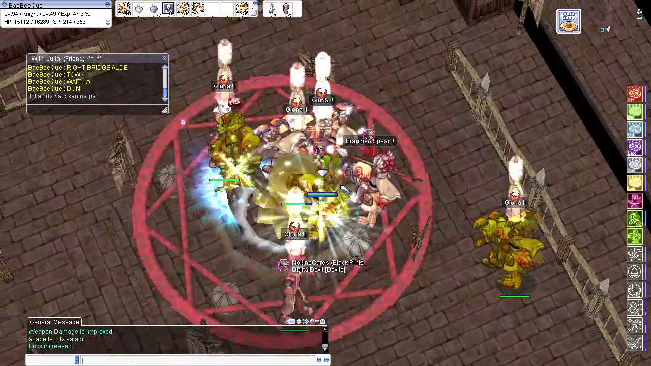 ragnarok online map with levels