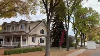 Edmonton Alberta , Canada Glenora Neighbourhood Fall 2022