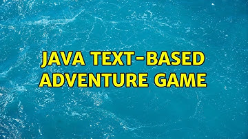 Java text-based adventure game (2 Solutions!!)