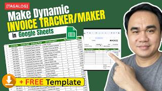 [TAGALOG] Make Invoice Tracker/Make in Google Sheets