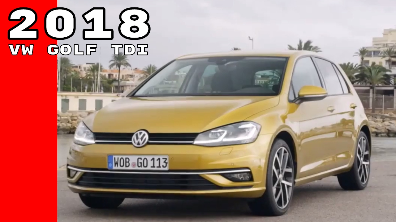 2018 VW Golf TDI Walkaround, Interior, Test Drive - YouTube