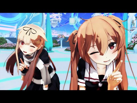【MMD】 夕立＆村雨で 未来時計AM4：30  【MMD艦これ】