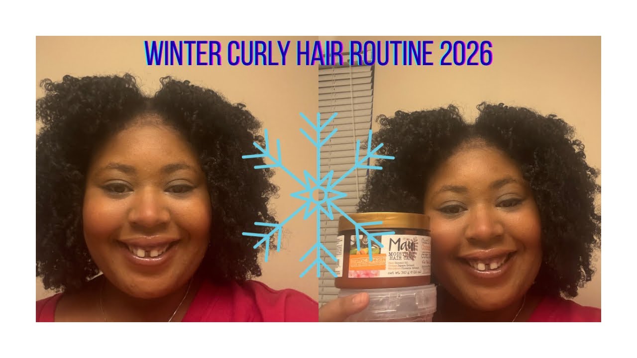 Winter Curly Hair Routine 2026⛄️