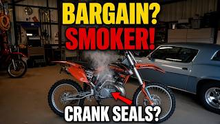 2013 KTM 250 SX Bargain Turns Into a Smoker – Crank Seals?