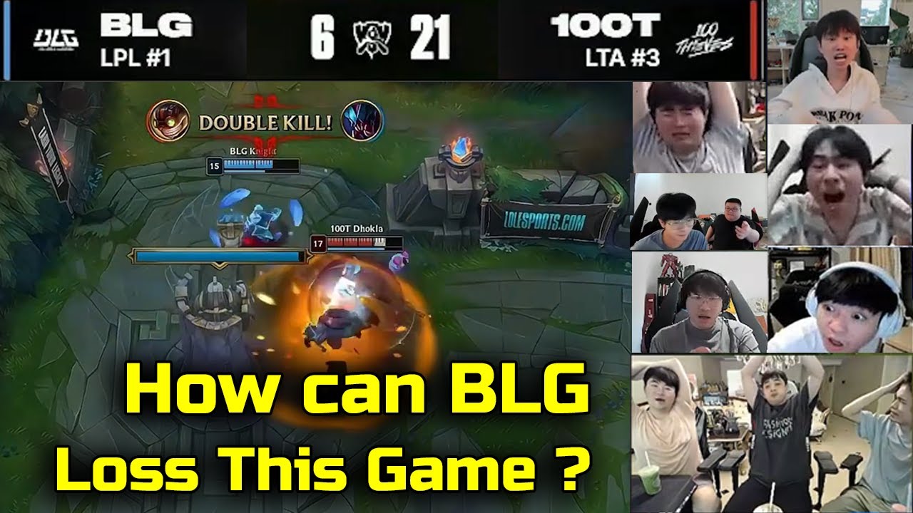 CN Streamers & Casters Reactions : BLG got Crushed by 100T at Worlds 2025 (Engsub)