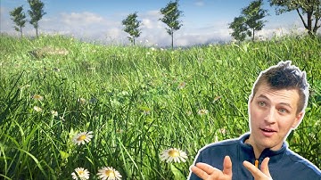 Create Realistic Grass in Blender 2.8 in 15 minutes