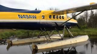 Insane Alaska Backcountry Float Plane Landing