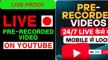 How to Live Stream Pre-Recorded Videos on YouTube | Step-by-Step Tutorial