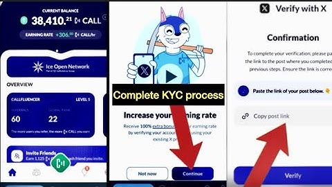 Call fluent bot KYC, Call fluent KYC process, Callfluent KYC , ice mining project Callfluent,Ice
