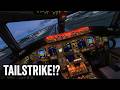 Maurice Bishop Airport Takeoff Goes Wrong! Tailstrike Incident #MSFS2024