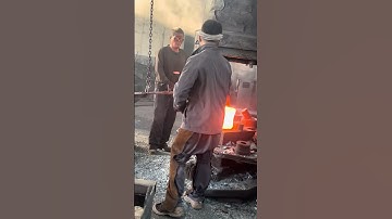 Inside the Forging Factory – How Bearings Are Made from Steel #process #machine #forging #factory