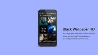 Black Wallpapers HD backgrounds Android App screenshot 3