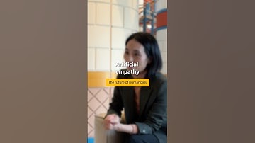 #AI and empathy: Dr Shasha Lu presents the topic and what inspired her to study #humanoids. #shorts