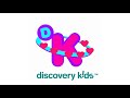 Especial del dia de san valentin logo de discovery kids en modo san valentin