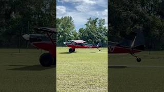 uncle Jerry STOL Landing with Beta in his Husky A-1C at @flysnf 🔥 #STOL
