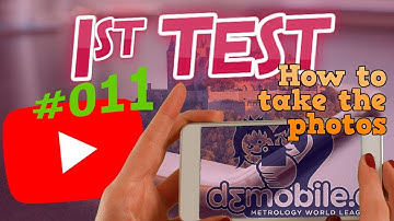 D3MOBILE 011 - 1st TEST - How to take the photos for 3D reconstruction