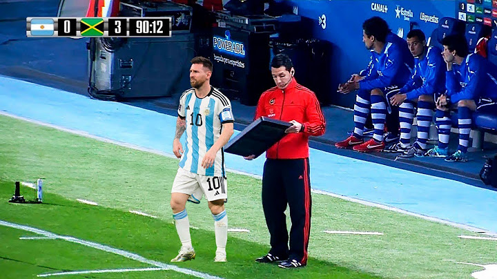 2 Times Lionel Messi Substituted & Changed The Game For Argentina