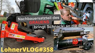 LohnerVLOG#358 Nachbau Ersatzteil (Lenkzylinder) von GRANIT für den Fendt 926 passt nicht I Notfall!