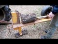 How to build a Homemade Log Splitter