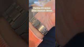 Certina DS Action Diver Titanium 38mm #certina #swissmade #saphire #automaticwatch #titanium